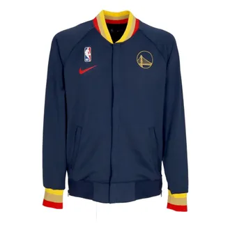 Nike Bomber Jackets, male, Blue, M, NBA City Edition Showtime Sweatshirt