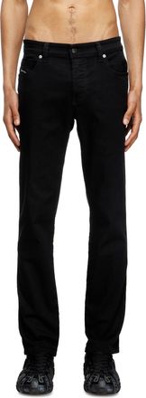 Diesel Slim Jeans Regular Waist 1993 D-Vyl, Black/Dark grey, Button fly