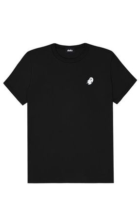 Dalix Ghost Womens Relaxed Tee in Black at Nordstrom, Size Xx-Large