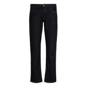 Emporio Armani Heren, Jeans, Blauw, Maat: W40 Katoen