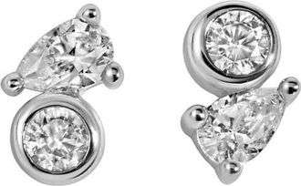 Lili Claspe Bryn Mini Stud Earrings in Silver at Nordstrom