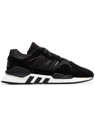adidas x EQT ZX 930 Core Black sneakers - unisex - Leather/Rubber/Polyester/Polyester - 10