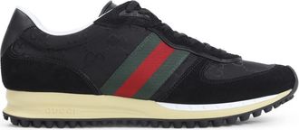 Gucci Black Lace Up Sneakers