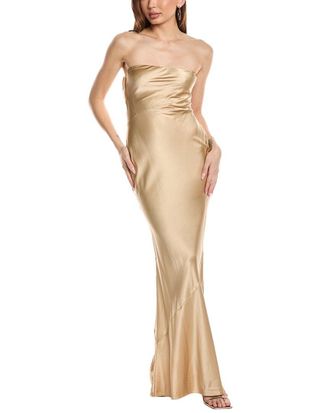 Retrof&ecirc;te Keaton Silk-Blend Maxi Slip Dress