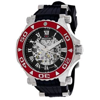 Seapro Mens Seaway Black Round 50mm