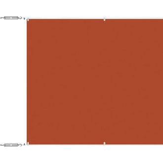 vidaXL Toldo Vertical Terracota Tela Oxford 180x1000 Cm Vidaxl