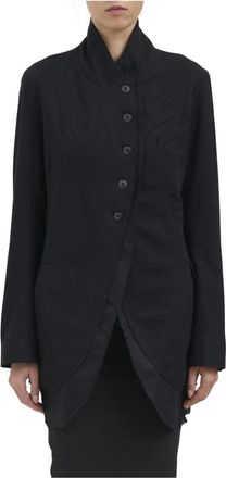 Marc Le Bihan R2200 Wolgevoerde Jas - Dames - Blazers - Zwart - M - Wol - Jassen