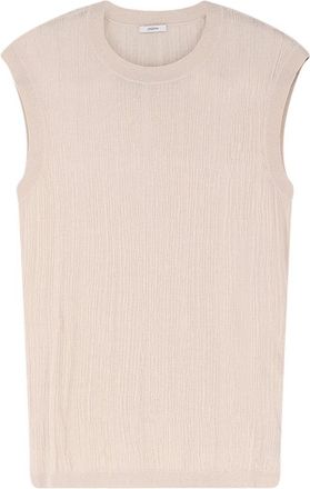 Joseph Calife Tanktop - Dames - Tops zonder mouwen - Beige - XL - Katoen - Tops