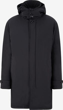 Brioni Nylon-Parka mit Daunenfutter und Kapuze