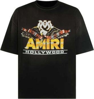 Amiri oversized Massachusetts Eagle T-shirt