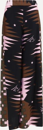 Pucci Silk Twill Pants Female 44