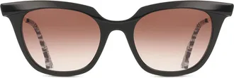 Face &agrave; Face Bocca Kahlo 1 100 Womens Sunglasses Black Size 53