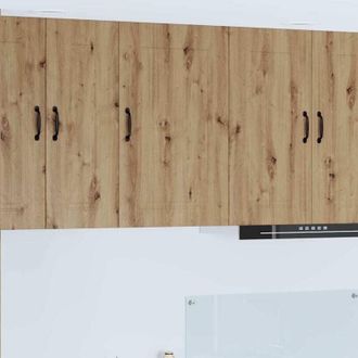 vidaXL vidaXL Pensile cucina con porta Rovere artigianale 50 x 31 x 80 cm