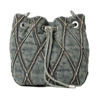Diesel Dames, Tassen, Blauw, Maat: ONE Size Katoen