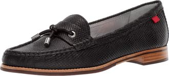 Marc Joseph New York Genuine Leather Made in Brazil Jackson Street Loafer Black Cobra 25888-B Womens