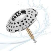 OEM Tap&oacute;n De Ba&ntilde;o 2 En 1 Con Filtro Para Cabello, Altura Ajustable, Antiobstrucci&oacute;n, Absorbe Eficazmente El Cabello (lat&oacute;n) - Crezuo