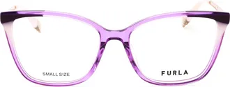 Furla VFU723V Cat-Eye Acetate Eyeglasses - Purple