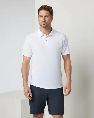 Vuori Clothing Strato Tech Polo | White | Medium