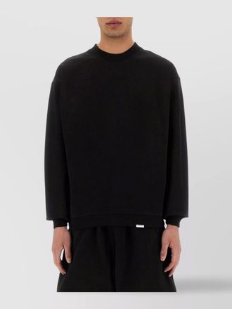 Represent initial crew neck sweater