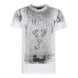 John Richmond T-Shirt Valpi Over - - Tops - Uomo - Bianco - L