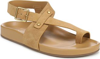 Franco Sarto Blair Ankle Strap Platform Sandal in Biscotti at Nordstrom, Size 5.5