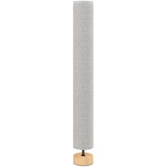 HOMCOM L&aacute;mpara de pie 15x15x120 cm gris