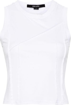Ksubi Fragment crew-neck tank top - women - Cotton/Modal - S - White