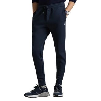Ralph Lauren Double-Knit Jogger Pants - Heren - Sweatpants - Blauw - L - Katoen - Broeken