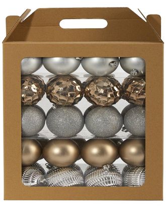 Nearly Natural Set Of 40 Shatterproof Christmas Tree Ornaments