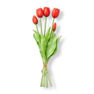 Tag Soft Touch Faux Tulip Bunch Red Red Silicone Spring at Nordstrom