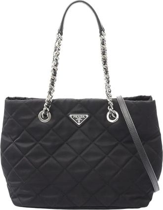 Prada 2013-2025 Impuntu Tessuto Open Convertible tote bag - Black