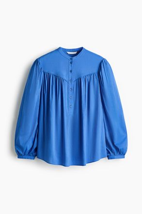 H&M Oversized Bluse - Blau