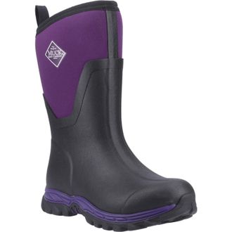 The Original Muck Boot Company Muck Boots Arctic Sport II Mid Rubber Dames Zwarte/Acai Winter Halflange Laarzen