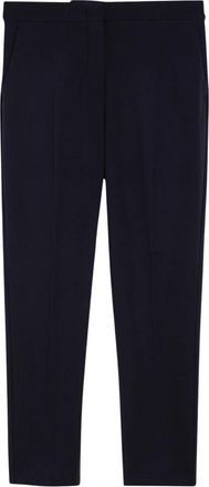 Max Mara Regular Fit Broek - Dames - Slim Fit Broeken - Blauw - XL - Broeken