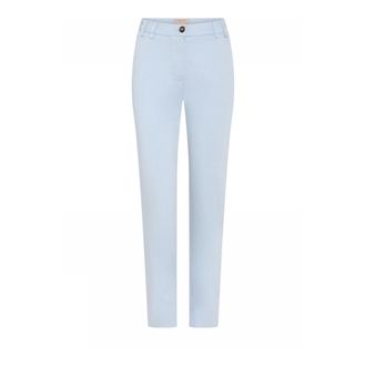 Gustav Cropped Trousers, female, Blue, Size: 2XL Cropped Trousers