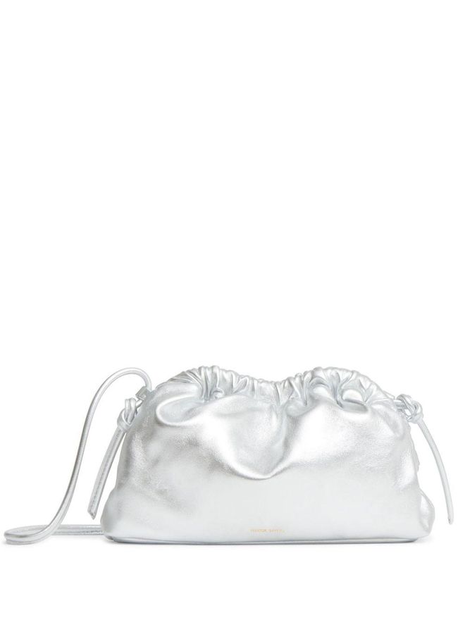 mini Cloud clutch bag - Silver