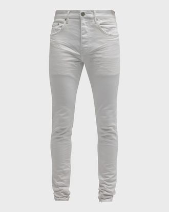 Purple Men & apos;s P001 Optic White Skinny Jeans