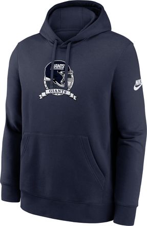 Nike New York Giants Rewind Club Nike Mens NFL Pullover Hoodie in Blue | NKDK41SQ8I-TM9