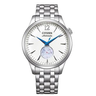 Citizen Mens Silver Watch NH9131-73A Stainless Steel - One Size