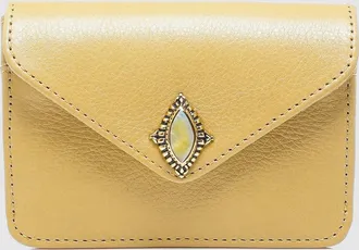 CLARIS VIROT Porte Cartes Alex Cuir Off White