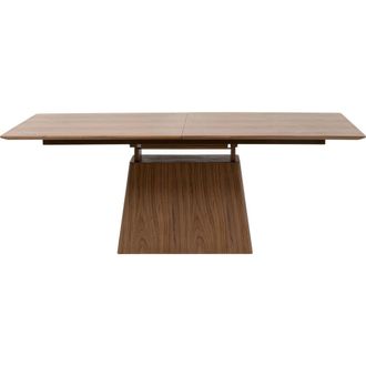 Kare Design Mesa extensible benvenuto rectangular nogal 200(50)x110cm