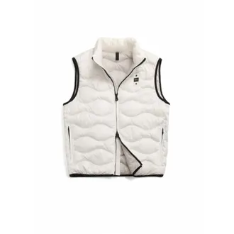 Blauer Vests, male, White, Size: L Quilted Polyester Sleeveless Jacket