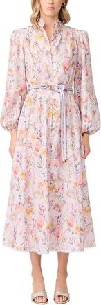 Elliatt Elliatt Ines Linen-Blend Midi Shirtdress