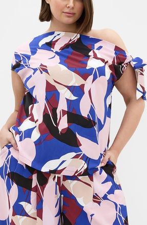 City Chic Wild Fern Off the Shoulder Top at Nordstrom, Size 26W