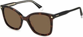 Polaroid Womens 4151/s/x Sunglasses In Havana/bronze Polar