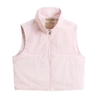 Woolrich Vests, female, Pink, Size: M Layering Vest