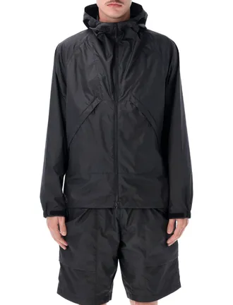 Goldwin Black Ripstop Hooded Jacket