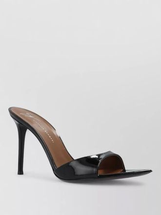 Giuseppe Zanotti intriigo patent leather pointed toe mules