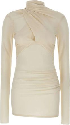 Entire studios Entire Studios - Gres Top - Dames - Tops - Beige - Maat: M Wol