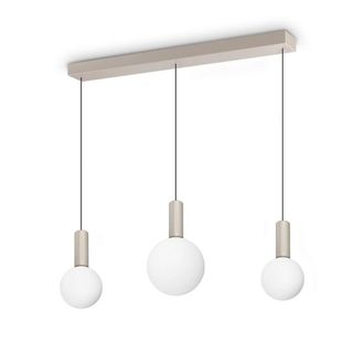 Netlighting Odeon Bar Pendant Ceiling Light White 3x LED 3200lm 3000K